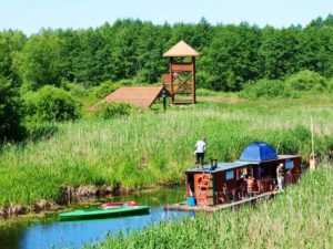 Spływy tratwami Biebrzą