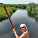 Spływ tratwą po Biebrzy - Lisy w drodze