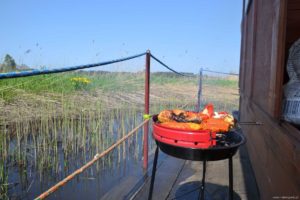 Grillowanie na tratwie